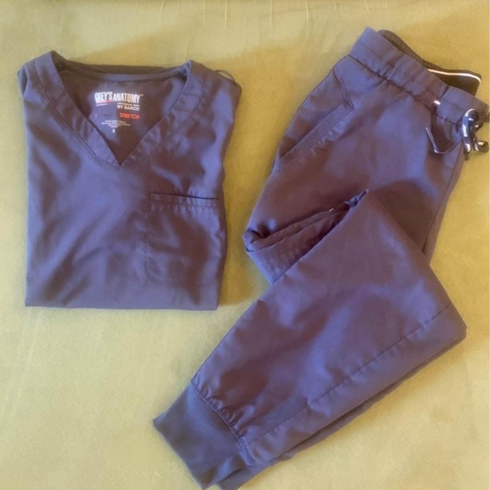 Grey's Anatomy Gray Loungewear Set Soft Cotton Blend